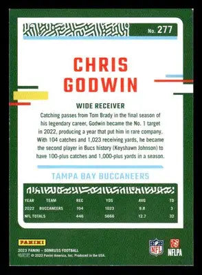 2023 Donruss #277 Chris Godwin - Football Card Single