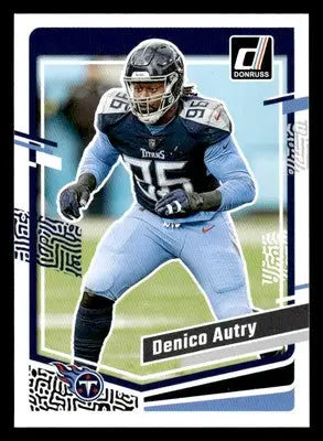 2023 Donruss #283 Denico Autry - Football Card Single
