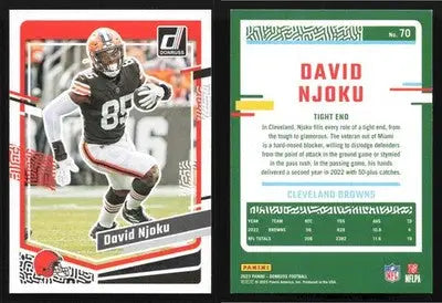 2023 Donruss DAVID NJOKU #70 Cleveland Browns - Football Card Single