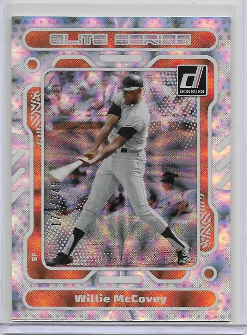 2023 Donruss #E6 Willie McCovey Elite Series Silver #/349 (422) - Baseball Card Single