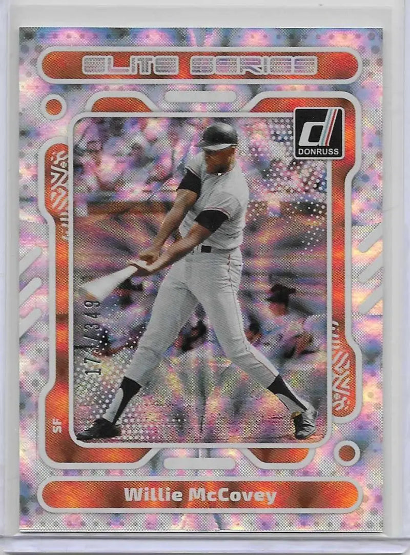 2023 Donruss #E6 Willie McCovey Elite Series Silver #/349 (422) - Baseball Card Single