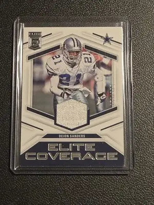 2023 Donruss Elite #12 Deion Sanders Elite Coverage #/375 - Football Card Single