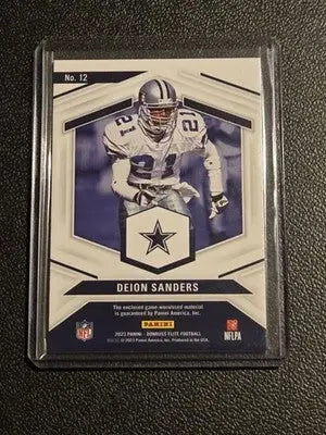 2023 Donruss Elite #12 Deion Sanders Elite Coverage #/375 - Football Card Single