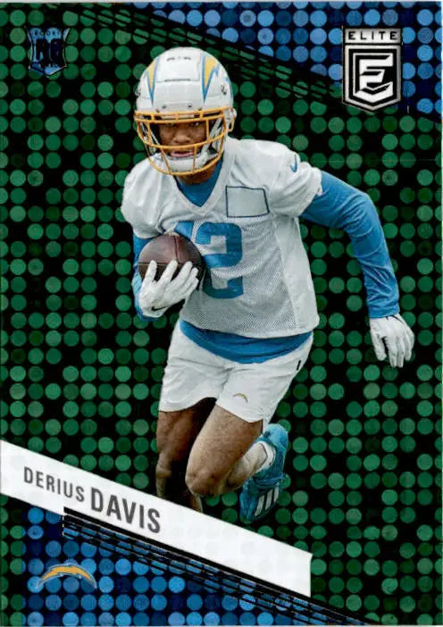 2023 Donruss Elite #131 Derius Davis Green Disco - Football Card Single