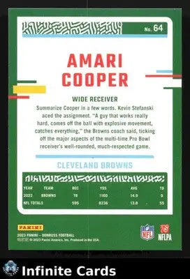 2023 Donruss Football AMARI COOPER #64 Cleveland Browns - Football Card Single