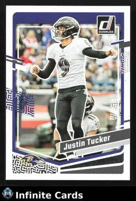 2023 Donruss Football JUSTIN TUCKER #22 [Base] Baltimore Ravens