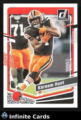 2023 Donruss Football KAREEM HUNT #67 Cleveland Browns