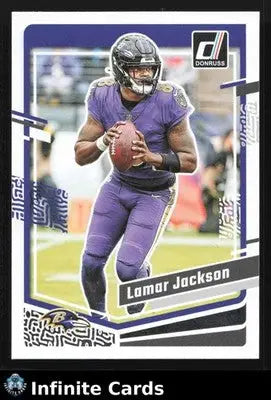 2023 Donruss Football LAMAR JACKSON #18 [Base] Baltimore Ravens