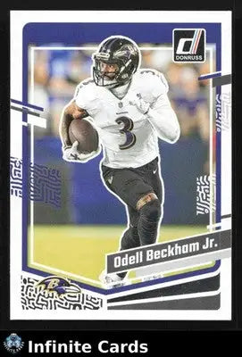 2023 Donruss Football ODELL BECKHAM JR. #25 [Base] Baltimore Ravens - Football Card Single