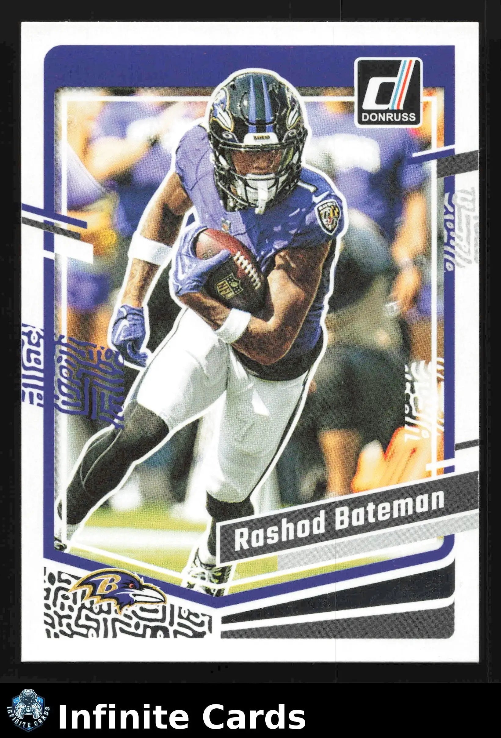 2023 Donruss Football RASHOD BATEMAN #20 [Base] Baltimore Ravens - Football Card Single