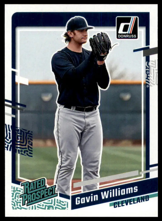 2023 Donruss Gavin Williams 32 Cleveland Guardians NM - Baseball Card Single