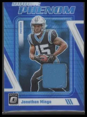 2023 Donruss Jonathan Mingo #RPJ-JMIN Rookie Phenom Jerseys Panthers