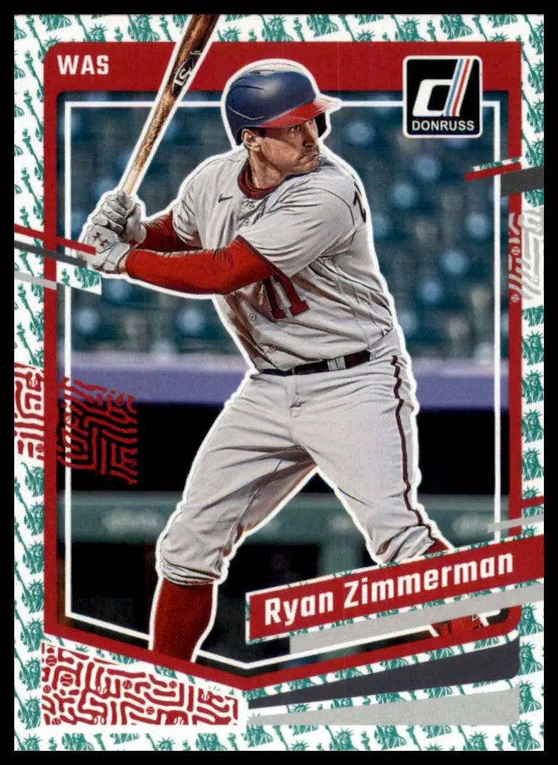 2023 Donruss - Liberty Ryan Zimmerman 181 Washington Nationals NM - Baseball Card Single