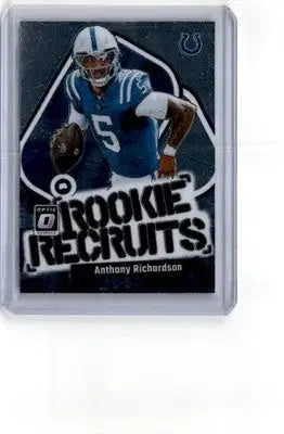 2023 Donruss Optic #1 Anthony Richardson Rookie Recruits - Football Card Single