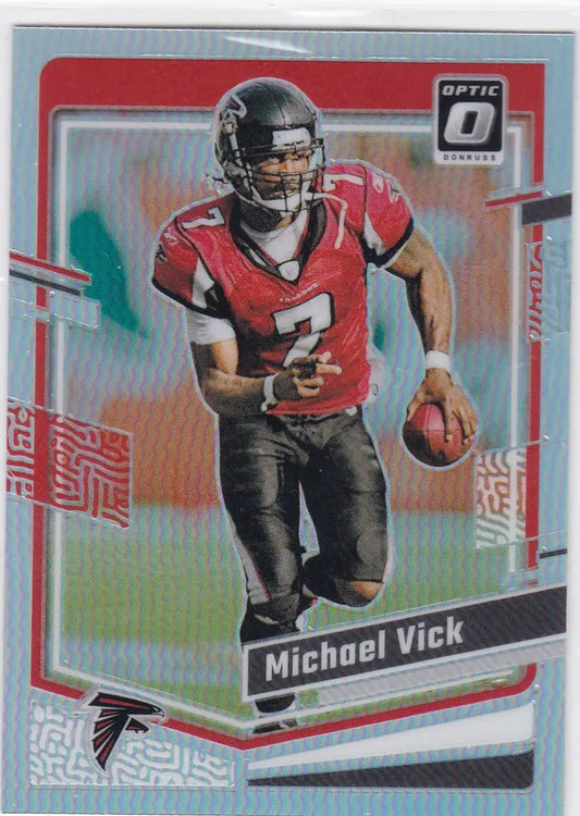 2023 DONRUSS OPTIC #12 MICHAEL VICK SILVER- ATLANTA FALCONS - Football Card Single