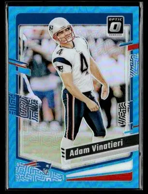 2023 Donruss Optic #128 Adam Vinatieri Aqua #/299 - Football Card Single