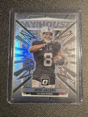 2023 Donruss Optic #13 Josh Jacobs My House! - Football Card Single