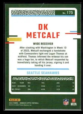 2023 Donruss Optic #175 DK Metcalf - Football Card Single