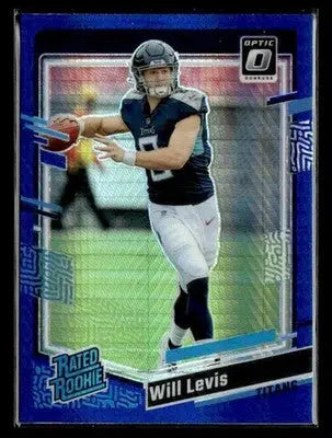2023 Donruss Optic #298 Will Levis Blue Hyper - Football Card Single