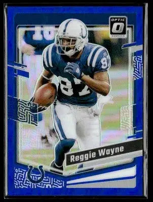 2023 Donruss Optic #80 Reggie Wayne Blue #/199 - Football Card Single
