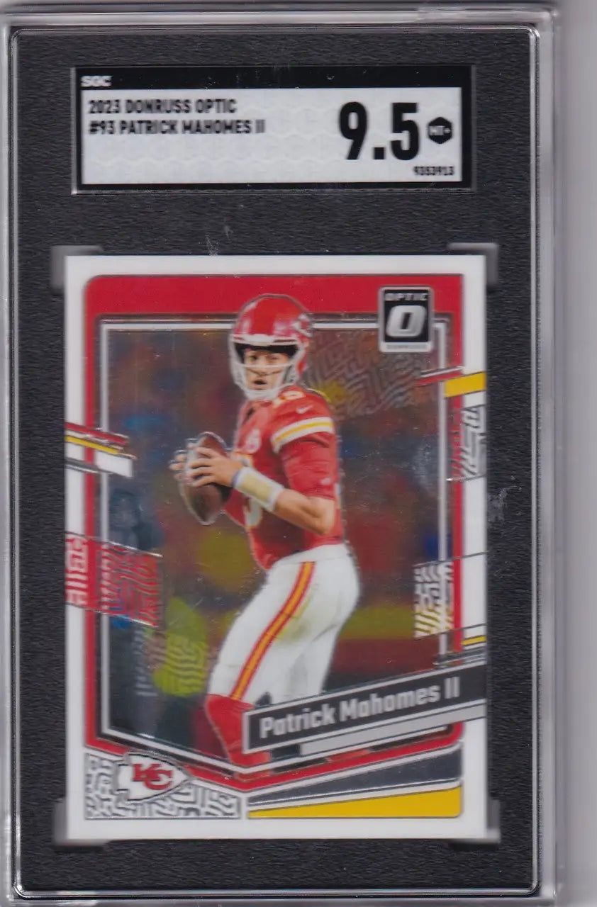 2023 Donruss Optic #93 Patrick Mahomes SGC 9.5 - Kansas City Chiefs