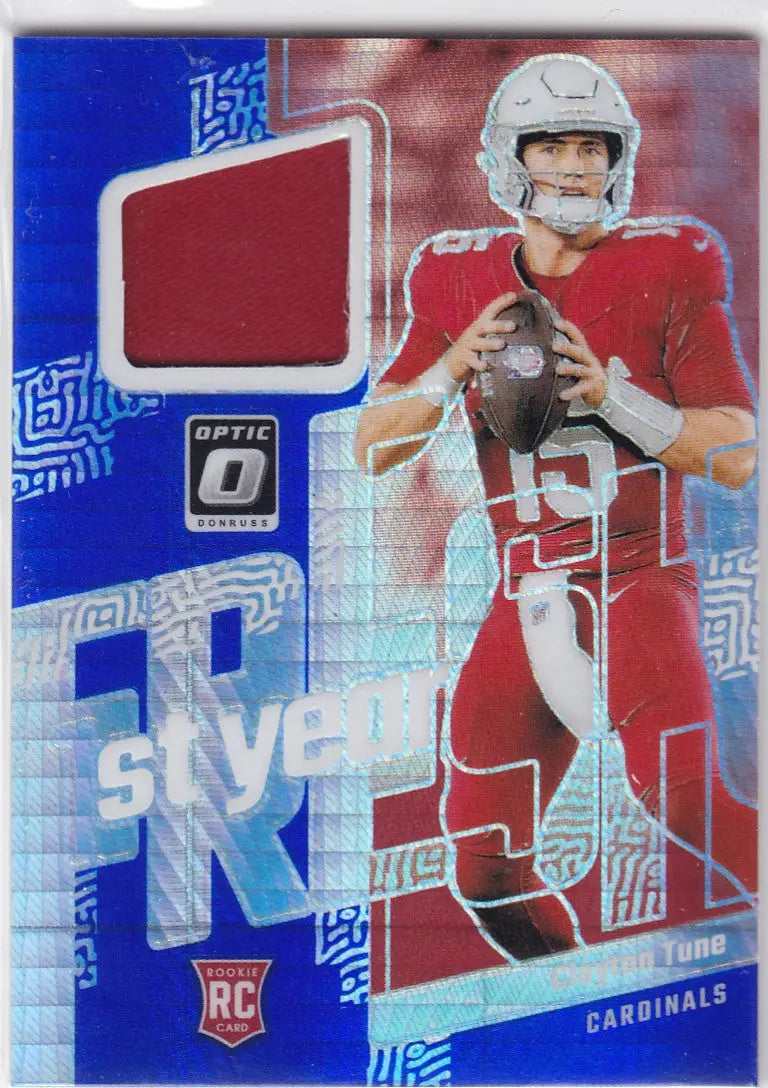 2023 DONRUSS OPTIC #FYF-CTU CLAYTON TUNE HYPER PATCH- ARIZONA CARDINALS