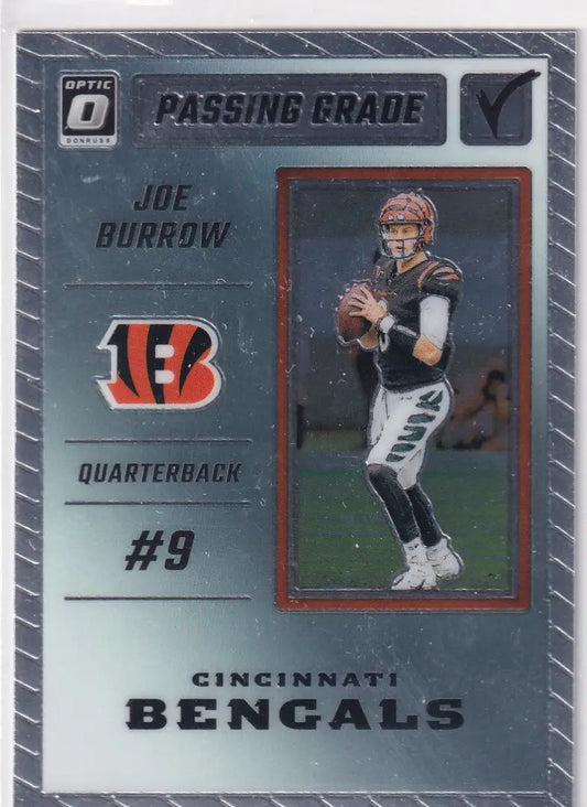 2023 DONRUSS OPTIC #PG-JB JOE BURROW PASSING GRADE- CINCINNATI BENGALS