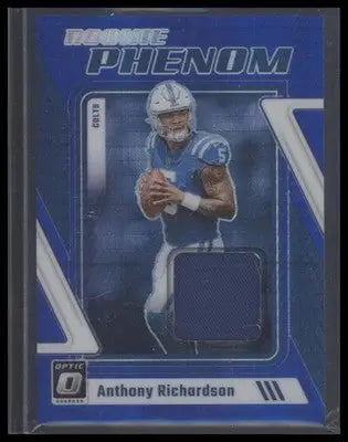 2023 Donruss Optic #RP-AR Anthony Richardson Rookie Phenom Blue Hyper - Football Card Single
