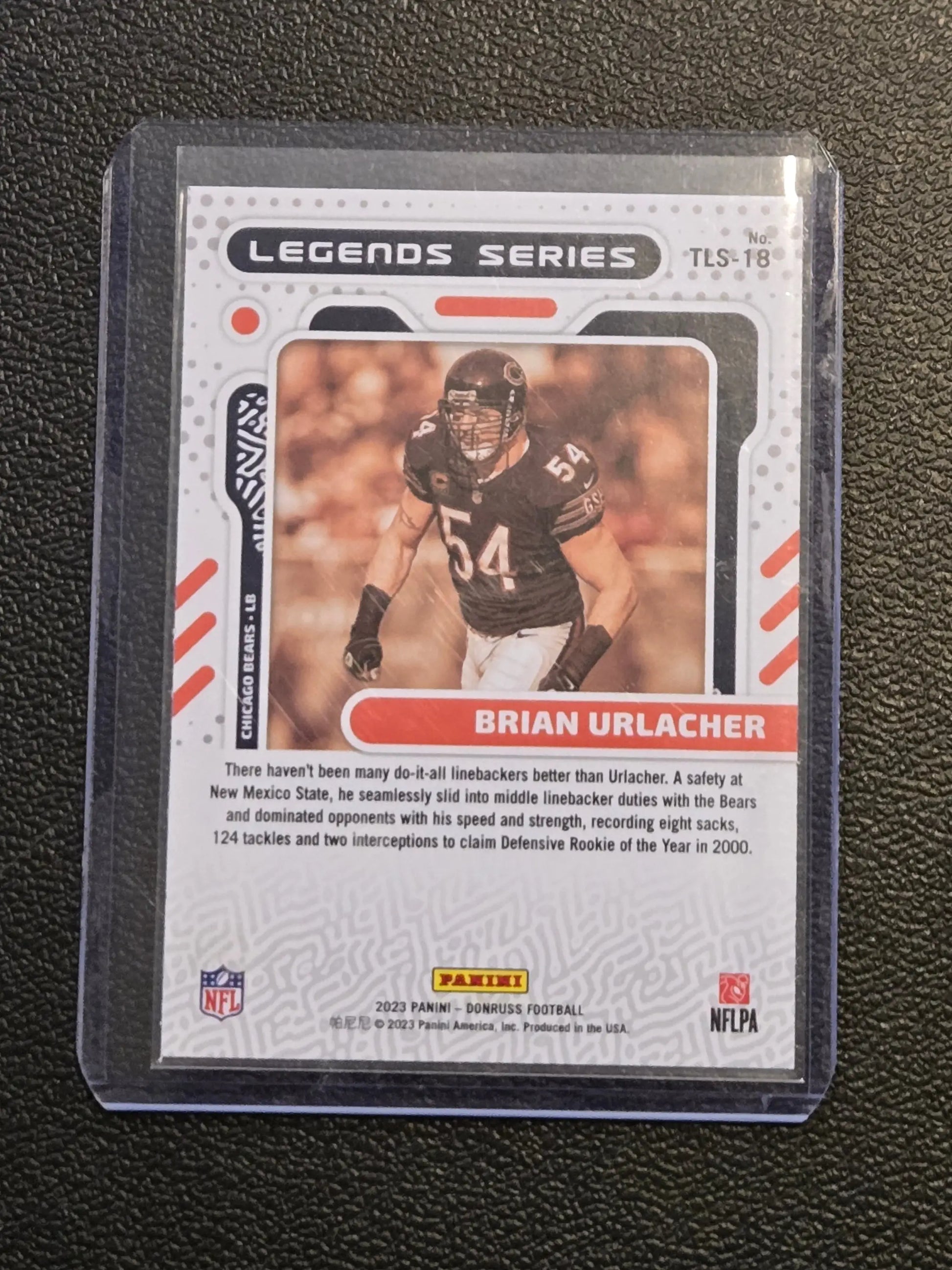2023 Donruss #TLS-18 Brian Urlacher The Legends Series - Football Card Single
