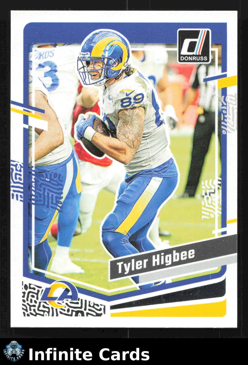 2023 Donruss TYLER HIGBEE #170 Los Angeles Rams - Football Card Single