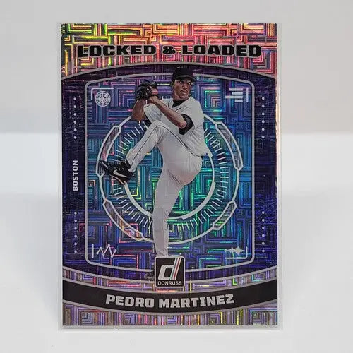 2023 Donruss Vector Parallel Locked And Loaded Pedro Martinez - Baseball Card Single
