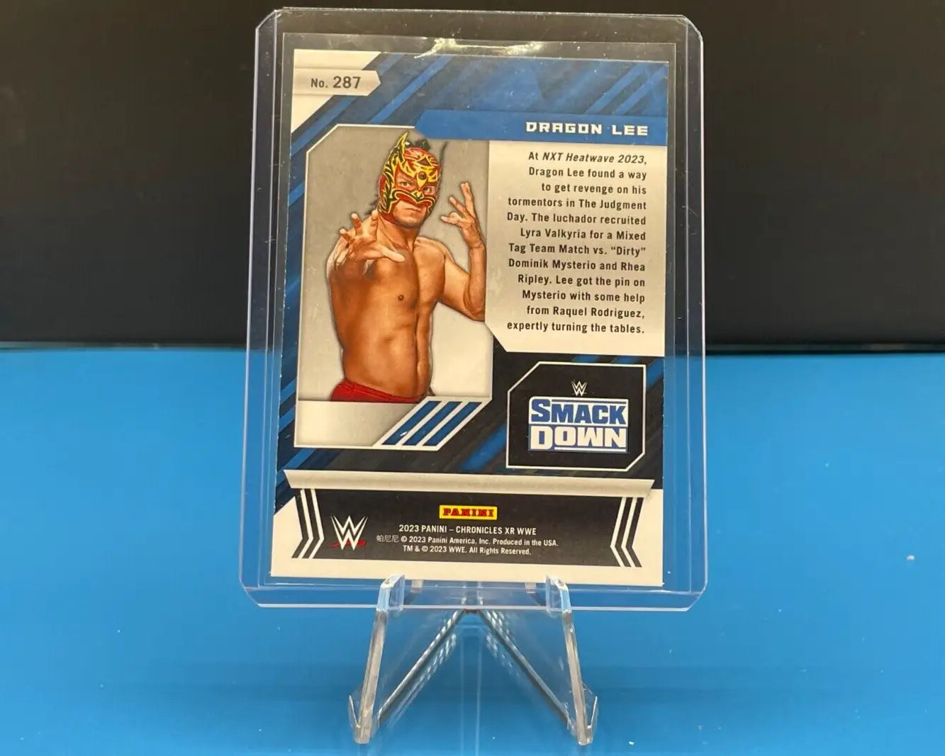 2023 Dragon Lee -Panini Chronicles XR WWE- Bronze Parallel #287
