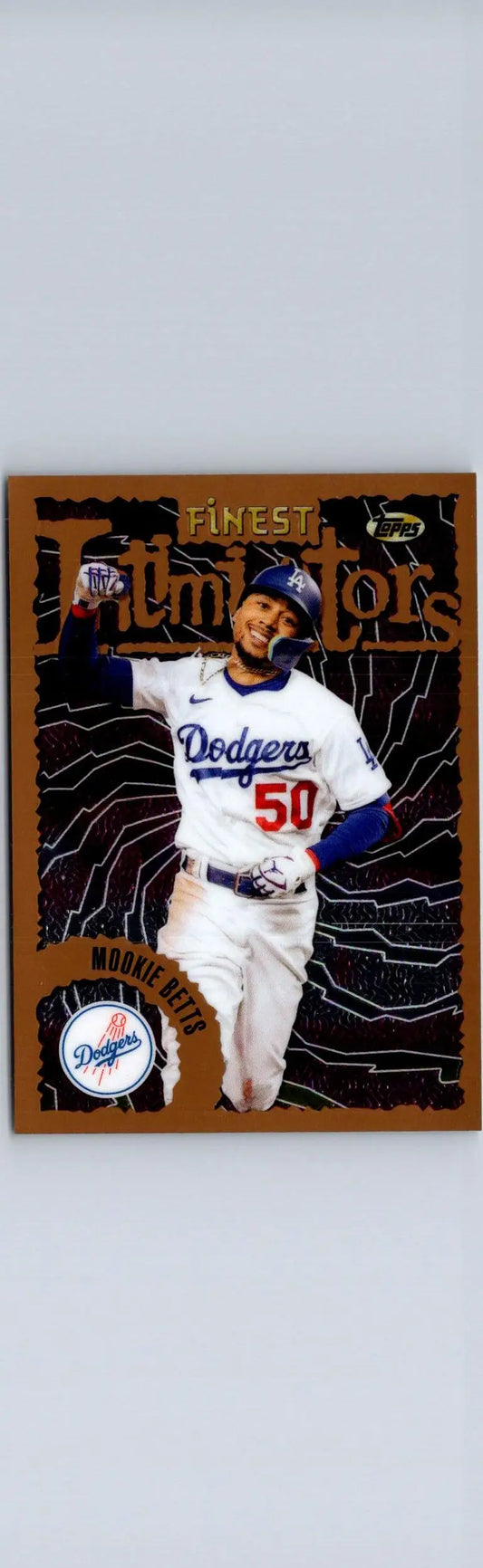 2023 Finest Flashbacks #7 Mookie Betts - Baseball Card Single