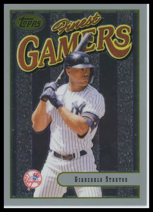 2023 Finest Flashbacks Giancarlo Stanton 131 New York Yankees Baseball NM - Baseball Card Single