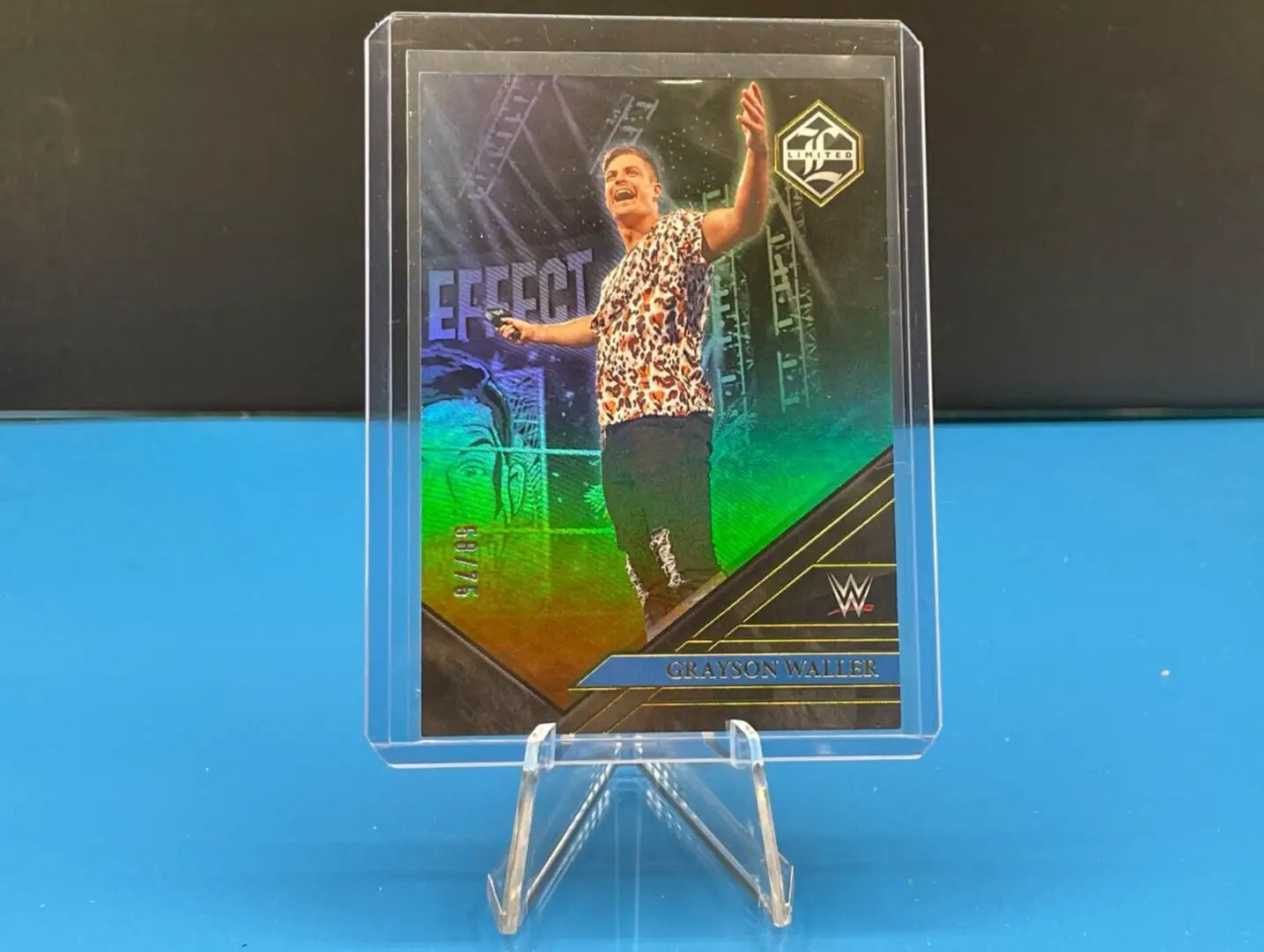 Grayson Waller Panini Chronicles Limited WWE trading card #58/75 from 2023 collection