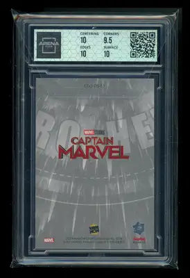 2023 Kakawow Cosmos Disney 100 Captain Marvel Red #CDQ-05-S3 Arena Club 10 - Entertainment Memorabilia