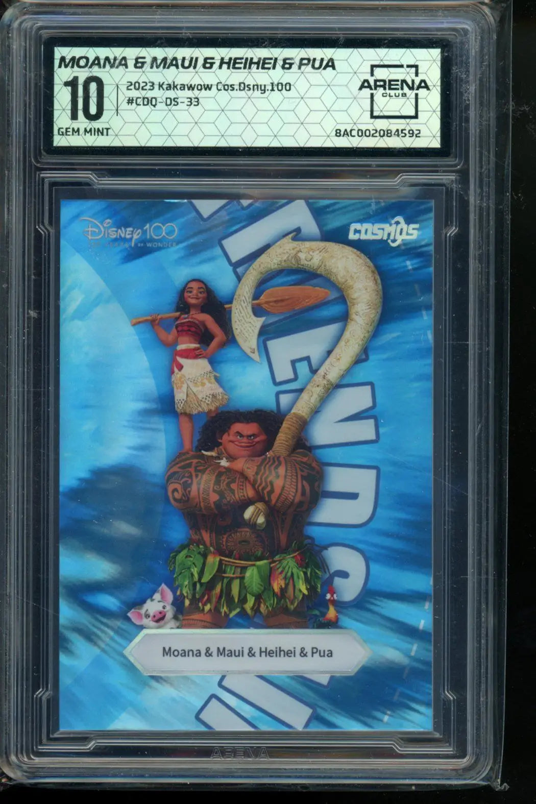 2023 Kakawow Cosmos Disney 100 Pua Heihei Maui Moana #CDQ-DS-33 Arena Club 10 - Disney Card Single
