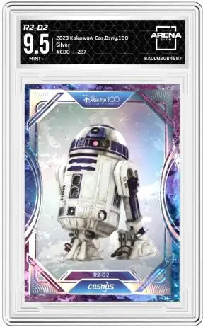 2023 Kakawow Cosmos Disney 100 R2-D2 #CDQ-1-227 Arena Club 9.5 - Star Wars Card Single