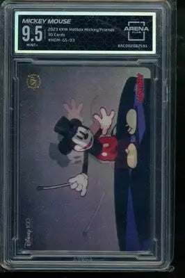 2023 Kakawow Hotbox Mickey & Friends Mickey Mouse 3D Card #HDM-GS-03 AC 9.5 - Disney Card Single