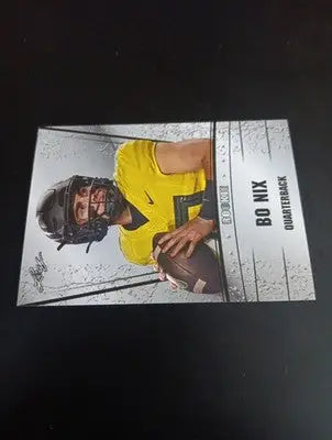2023 Leaf - Bo Nix Draft (RC). RS-09. Oregon. NRMT+ - Football Card Single