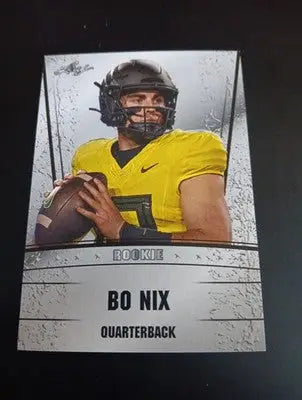 2023 Leaf - Bo Nix Draft (RC). RS-09. Oregon. NRMT+ - Football Card Single