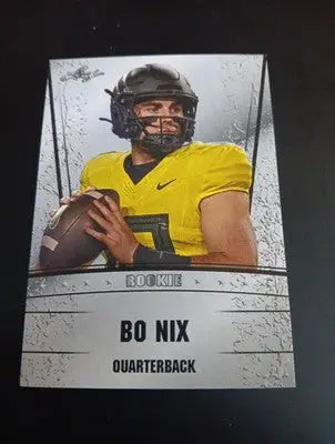 2023 Leaf - Bo Nix Draft (RC). RS-09. Oregon. NRMT+ - Football Card Single
