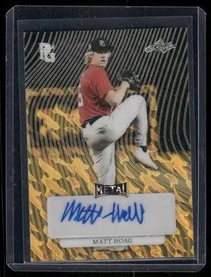 2023 Leaf Metal Perfect Game National Showcase Matt Hoag #MA-MH1 1/1 Autograph - Baseball Card Single