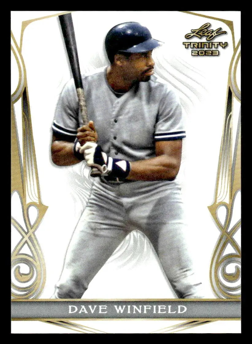 2023 Leaf Trinity #14 Dave Winfield - Baseball Card Single