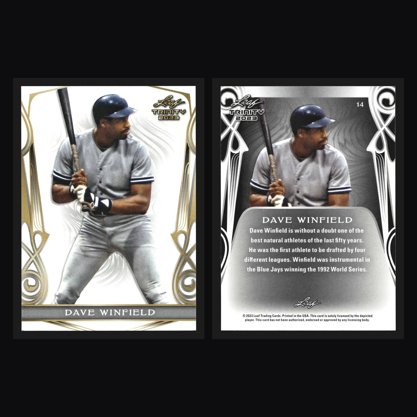2023 Leaf Trinity #14 Dave Winfield HOF New York Yankees