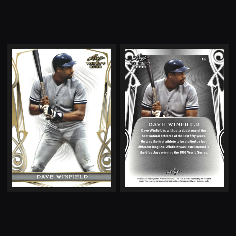 2023 Leaf Trinity #14 Dave Winfield HOF New York Yankees