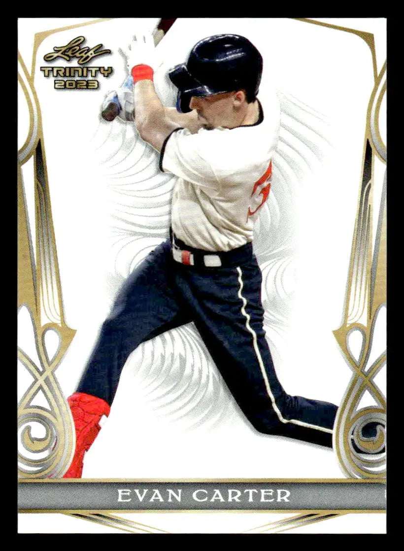 2023 Leaf Trinity #20 Evan Carter - Baseball Card Single