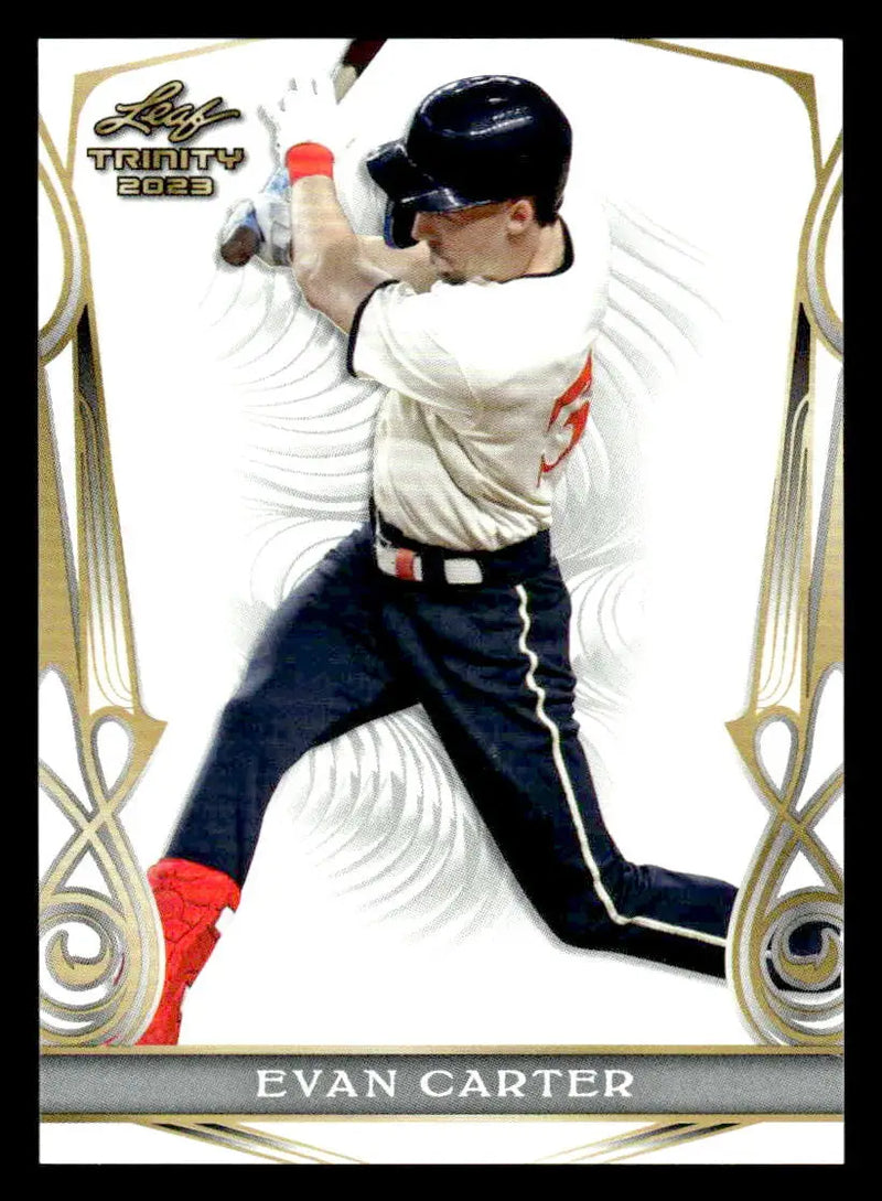 2023 Leaf Trinity #20 Evan Carter - Baseball Card Single