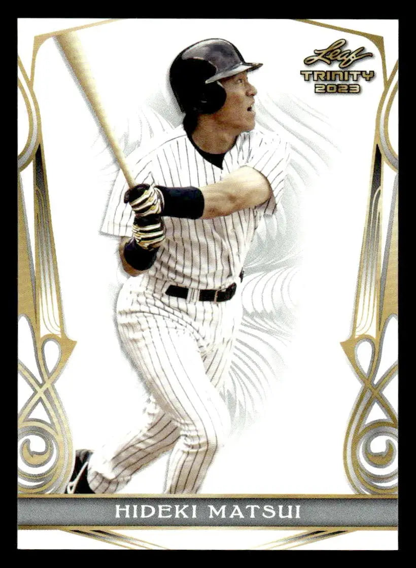 2023 Leaf Trinity #26 Hideki Matsui - Baseball Card Single