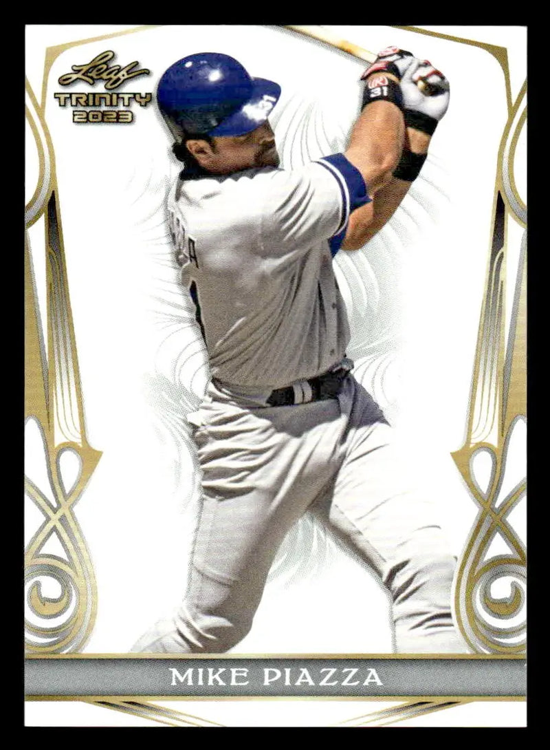2023 Leaf Trinity #37 Mike Piazza - Baseball Card Single